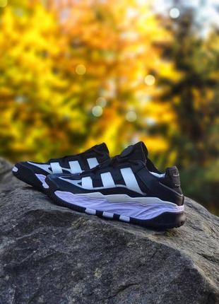 Adidas niteboll black white❤️36рр-45рр❤️демисезонные кроссовки адидас5 фото