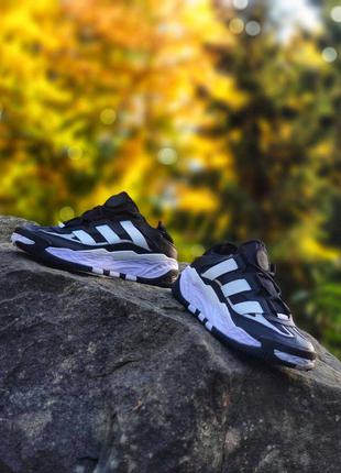 Adidas niteboll black white❤️36рр-45рр❤️демисезонные кроссовки адидас9 фото