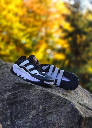 Adidas niteboll black white❤️36рр-45рр❤️демисезонные кроссовки адидас4 фото