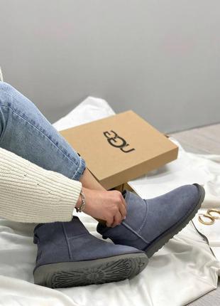 😍ugg classic mini ii boot shade😍женские зимние угги с мехом, жіночі уггі5 фото
