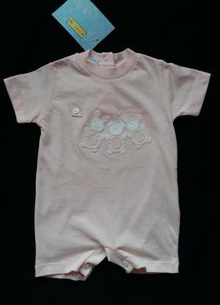 Ромпер для девочки iana (италия), 3-6 месяцев