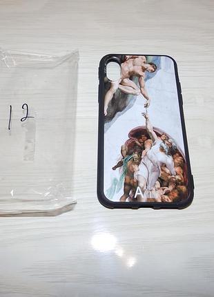 Чохол iphone x/xs art case фреска мікеланджело