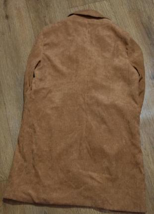 Стильное пальто удлиненный пиджак , р. м, замеры на фото8 фото