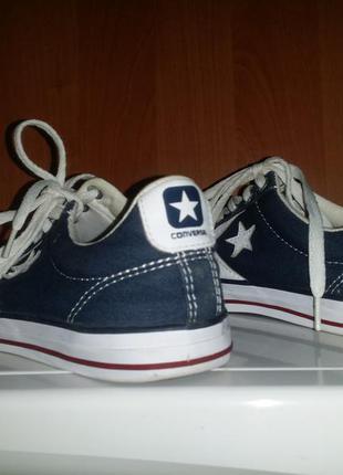 Низкие кеды  из текстиля на шнуровке converse all star7 фото