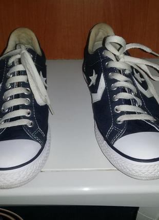 Низкие кеды  из текстиля на шнуровке converse all star