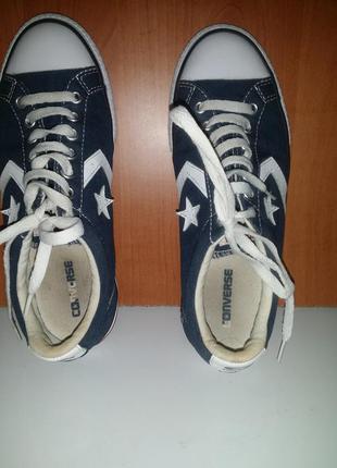 Низкие кеды  из текстиля на шнуровке converse all star6 фото