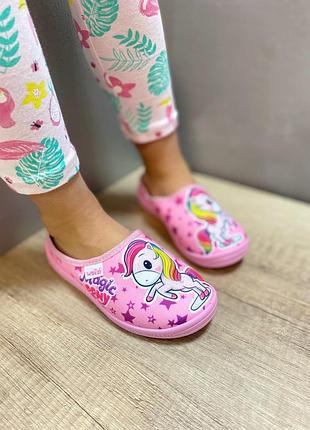 Тапочки  с единорожкой 2