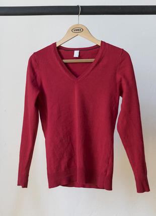 Теплый свитер с v-образным вырезом s.oliver1 фото