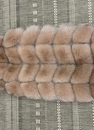 Меховая безрукавка с песца в отличном состоянии