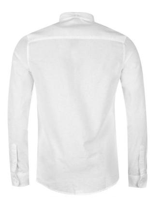 Мужская белая рубашка олдскул4 фото