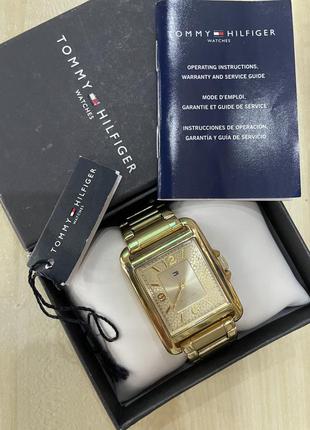 Оригінальні кварцові годинники tommy hilfiger gold-plated stainless steel