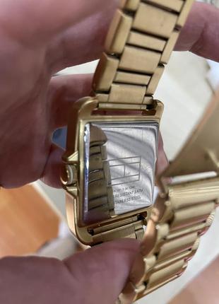 Оригинальные кварцевые часы tommy hilfiger gold-plated stainless steel2 фото