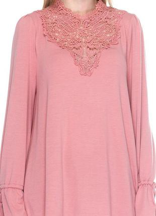 Джемпер vila з ажурним щільним мереживом