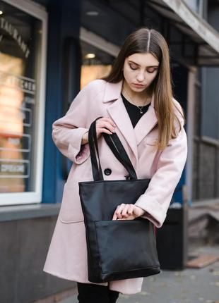 Чорна, нова сумка шоппер -дуже практична і містка