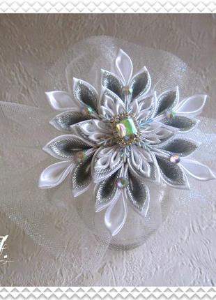 Новорічний обруч, обідок ободок до костюму сніжинки, зима. прикраси, аксесуари, брошка, чарівна паличка