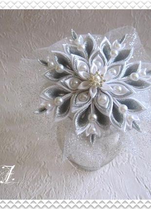 Новорічний обруч обідок ободок до костюму сніжинки, снігуроньки, зима. прикраси, аксесуари, брошка, чарівна паличка