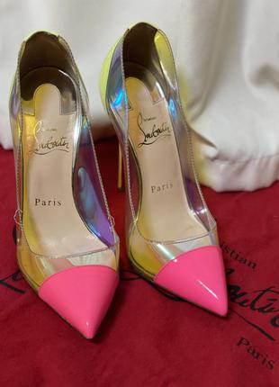 Лодочки christian louboutin 36р.!оригинал!2 фото