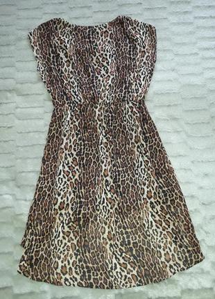 Леопардовое платье3 фото