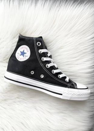 Кросівки кеді chuck taylor all star black hi кросівки