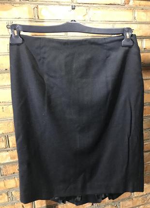 Юбка из натуральной шерсти чёрный luisa spagnoli