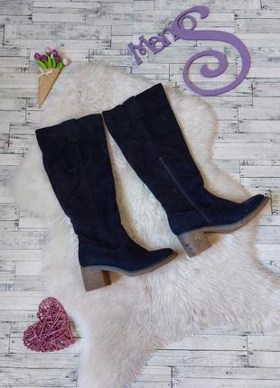 Сапоги graceland замшевые черные женские деми