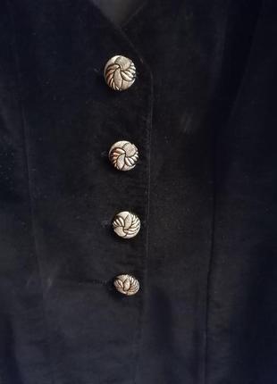 Шикарный бархатный удлинённый дизайнерский пиджак л3 фото