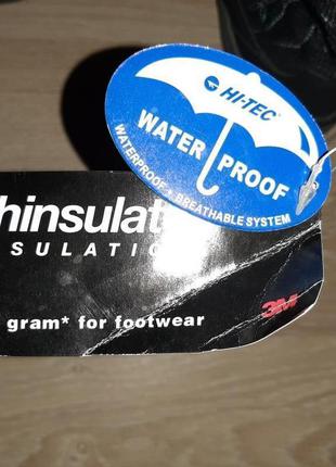 Непромокальні чоботи waterproof від hi-tech з технологією tinsulate6 фото