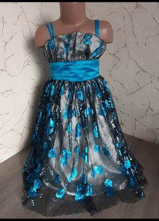 Сукня плаття ошатне святкове,карнавальна,для тематичної вечірки,5-6-7 років