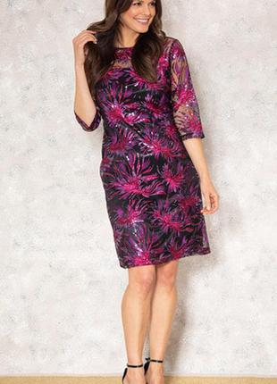 Ошатне вечірні коктейльна сукня з паєтками