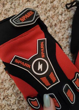Мотоперчатки, велоперчатки hunter spark, перчатки для спорта2 фото