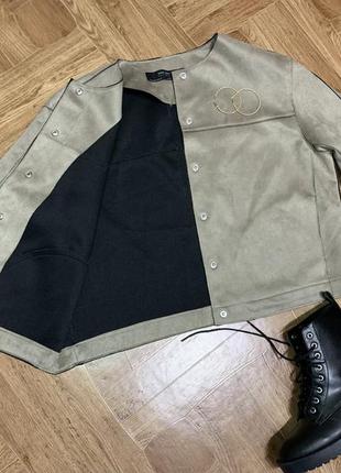 Замшевая курточка жакет zara