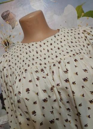 Блуза разлетайка сільський етно стиль 100% віскоза.2 фото