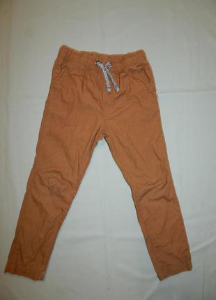 Штаны модные на резинке и манжетах 3-4 года
