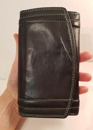 Функціональний цікавий шкіряний гаманець tillberg німеччина2 фото