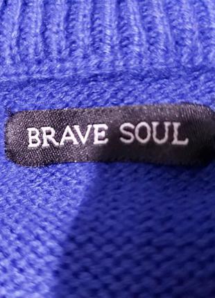 Новогодний вязаный свитер с пигвином brave soul7 фото