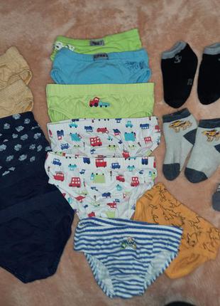 Набір труси трусики шкарпетки 3-4 george