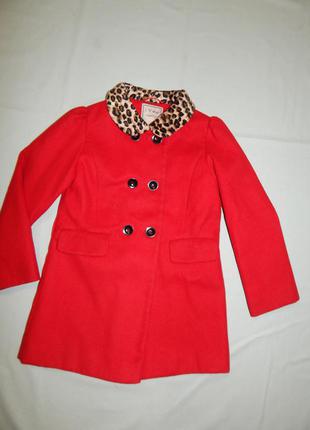 Шикарне Пальто модне 5-6 років від next