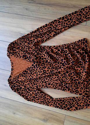 Светр гольф леопардовий