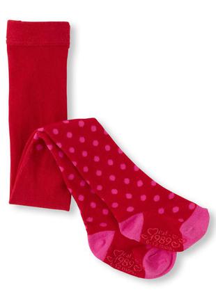 Колготи в горошок з гальмами на ступні