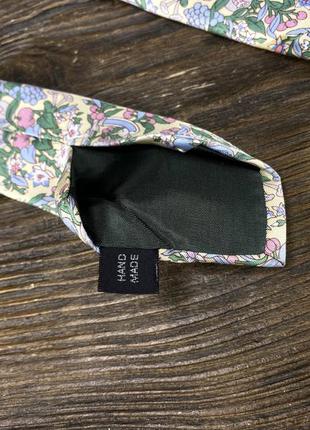 Краватка ексклюзивний франція alain figaret, квітковий принт6 фото