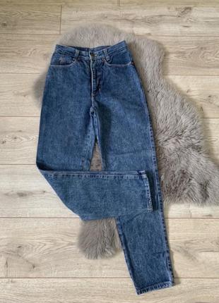Джинсы мом плотные