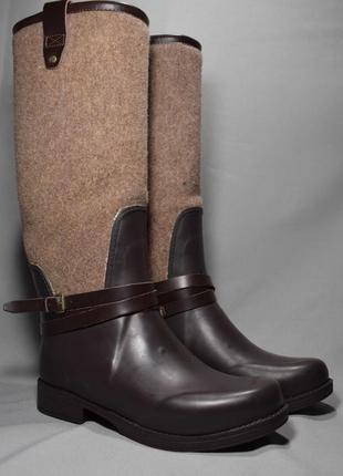 Ugg australia kopynne tall сапоги резиновые женские утепленные. оригинал. 38 р./24 см.