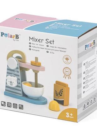 Іграшковий міксер viga toys polarb з дерева (44019)2 фото