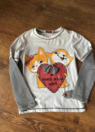 Кофта для дівчинки з яскравим принтом