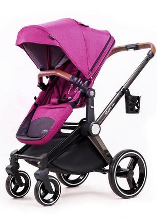 Универсальная коляска 2в1 ninos alba purple