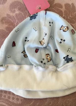 Легкая детская шапочка для новорожденных