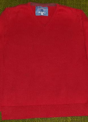 Стильный бордовый джемпер пуловер свитер zara 9-10лет, 140см.2 фото
