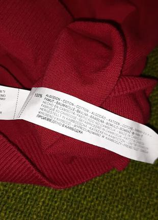 Стильный бордовый джемпер пуловер свитер zara 9-10лет, 140см.6 фото