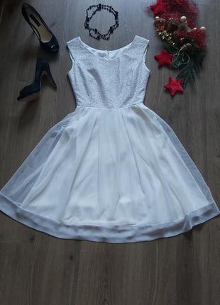 Шикарное праздничное платье. платье zara .плаття розмір 36 -38.