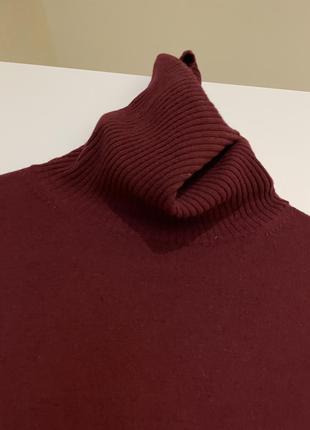 Massimo dutti свитер бордо тёплый 362 фото
